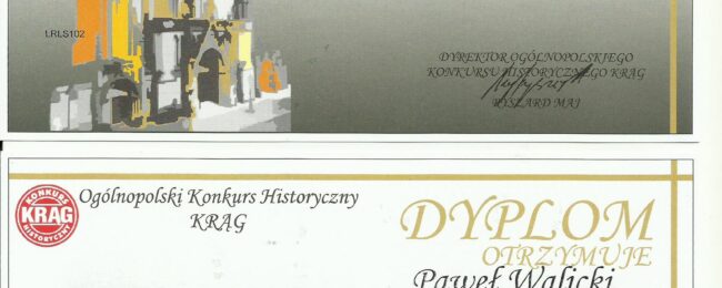 Zdjęcie do artykułu: Wyniki Ogólnopolskiego Konkursu Historycznego „Krąg”