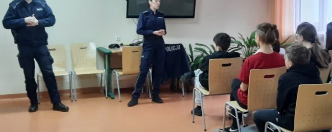 Zdjęcie do artykułu: Spotkanie profilaktyczne z policją