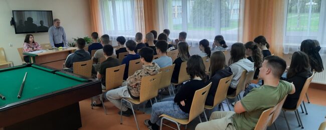 Zdjęcie do artykułu: Spotkanie profilaktyczne z kuratorami