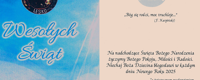 Zdjęcie do artykułu: Wesołych Świąt Bożego Narodzenia